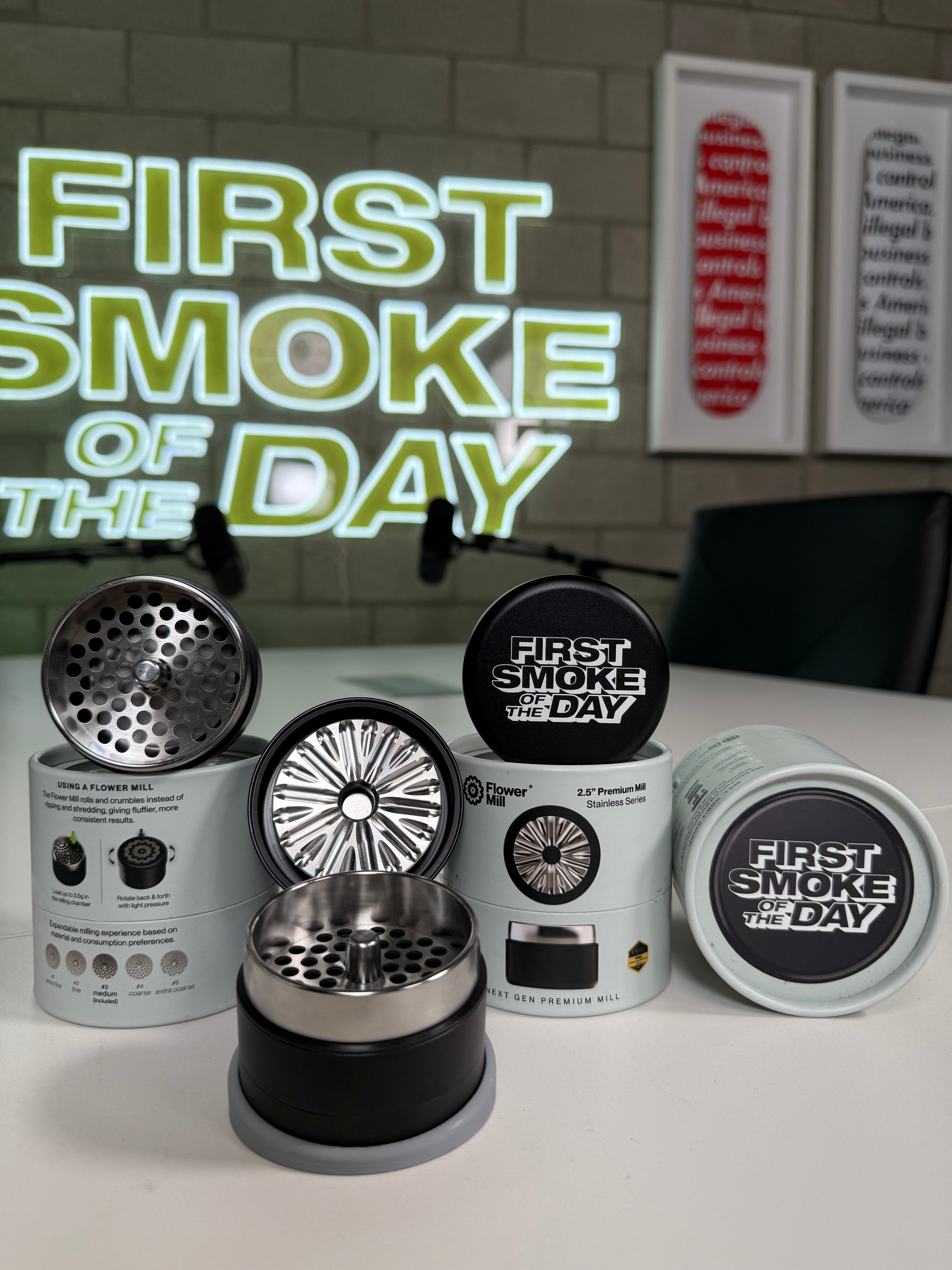 FlowerMill 2.5" Premium Grinder SPECIAL COLLABORATION